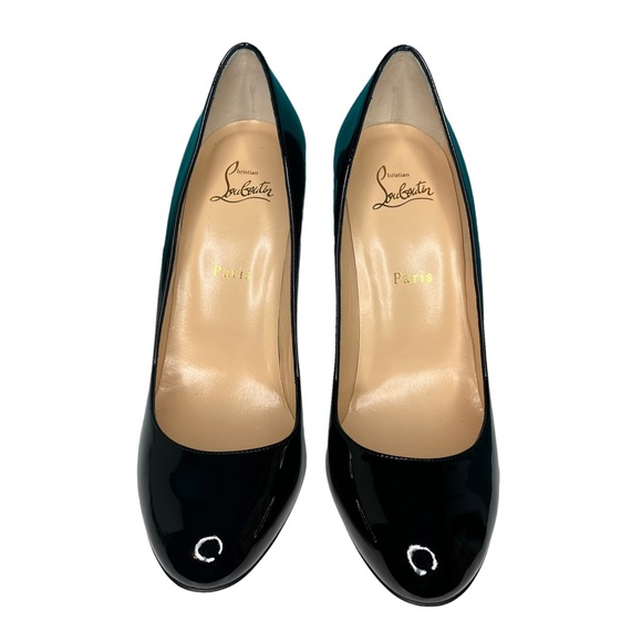 Christian Louboutin Simple Pump 120 Leather
Black Patent Leather Round Toe - Picture 4 of 13
